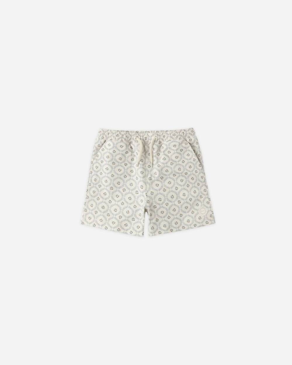 NEW RYLEE + CRU boys boardshort in green fleur